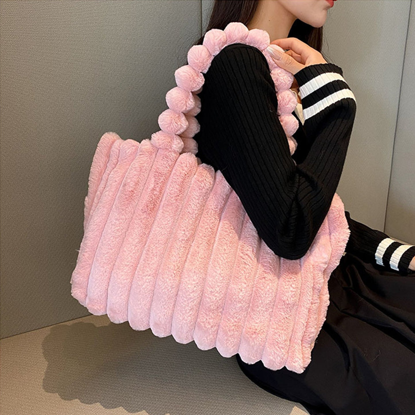 Calista - Pluche Cloudpuff Schoudertas