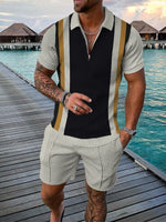 Men's Casual Polo/Short Set X (Stijl 2)