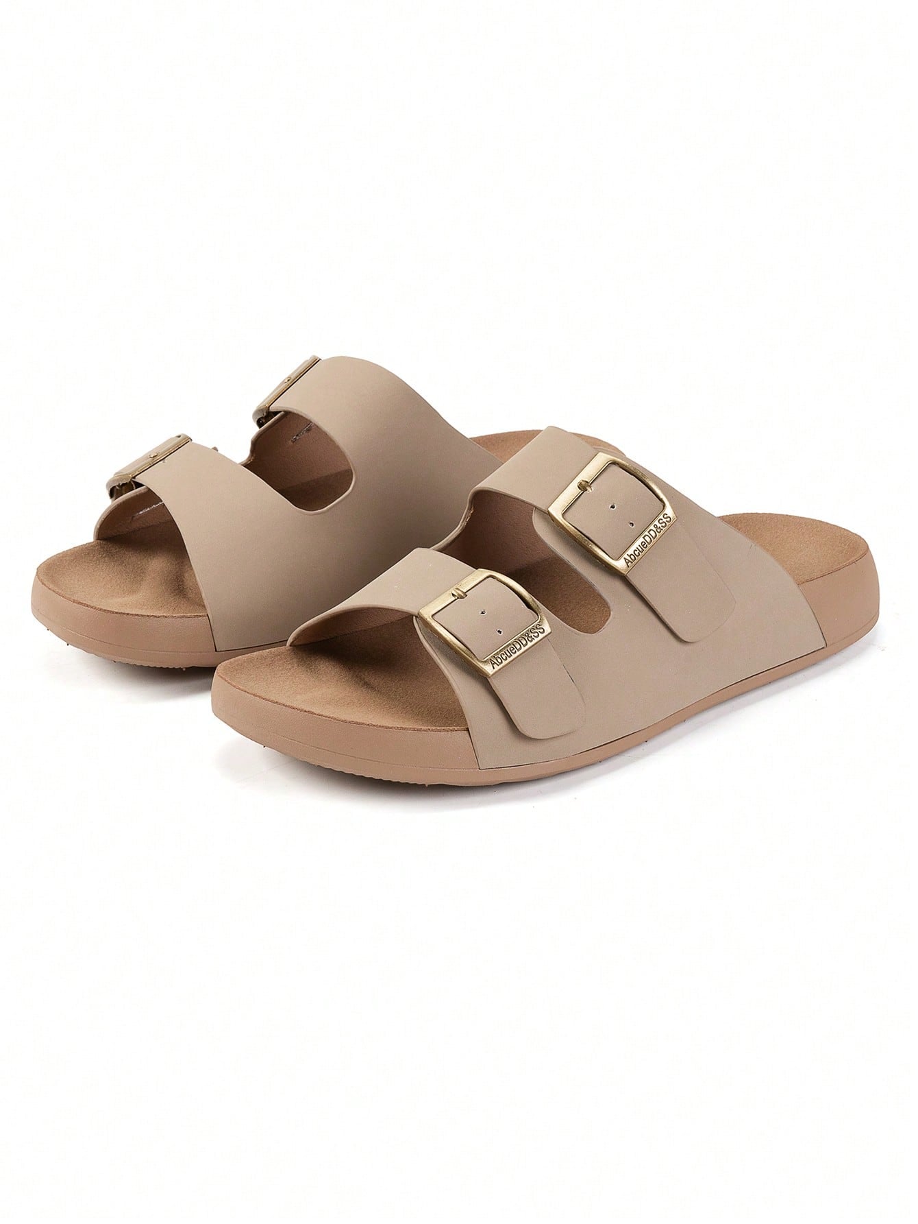 Casual Retro Sandals for Outdoor Summer New Versatile Non-Slip with Metal Buckle Strap Beach Shoes for Women