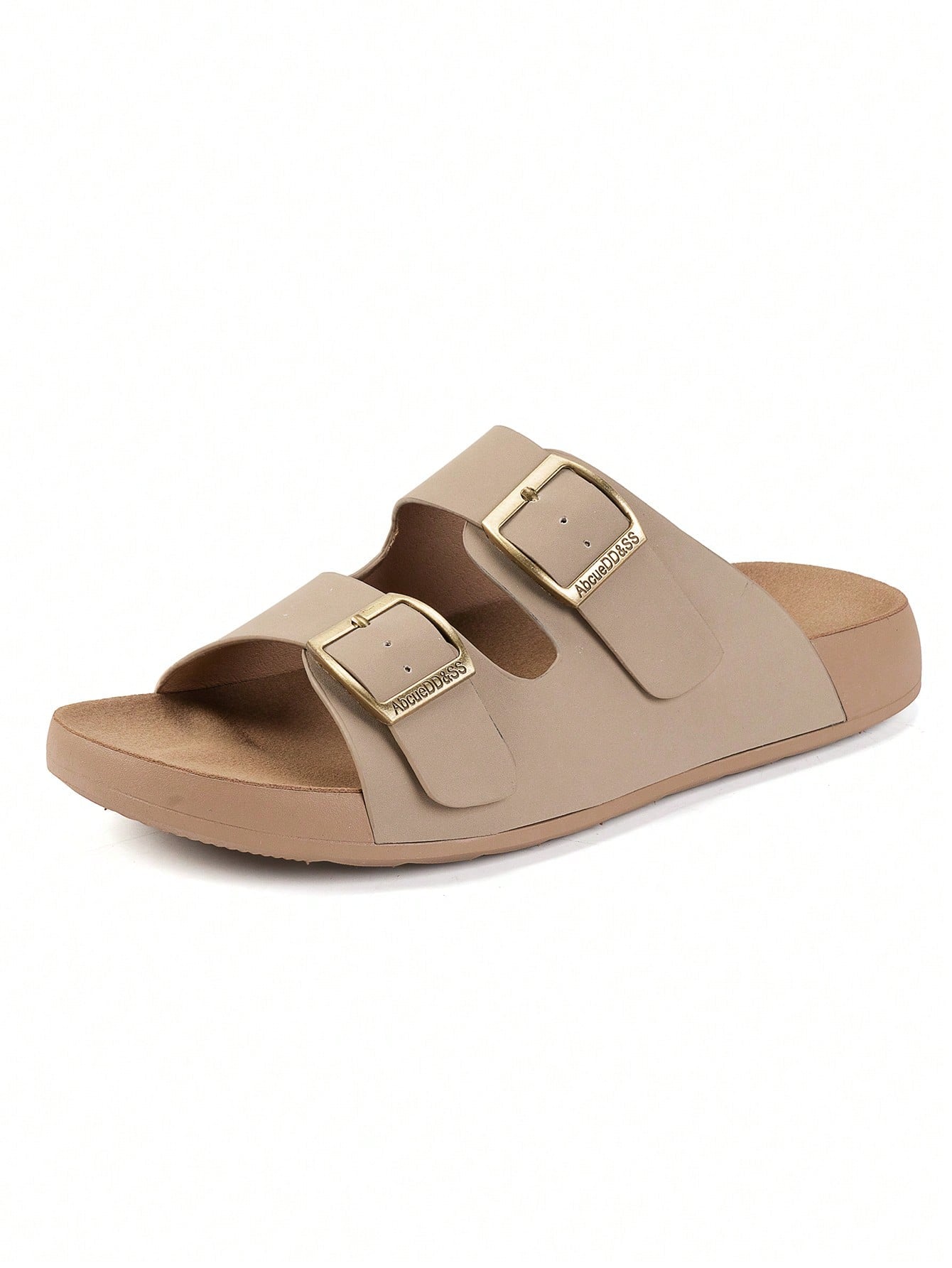 Casual Retro Sandals for Outdoor Summer New Versatile Non-Slip with Metal Buckle Strap Beach Shoes for Women