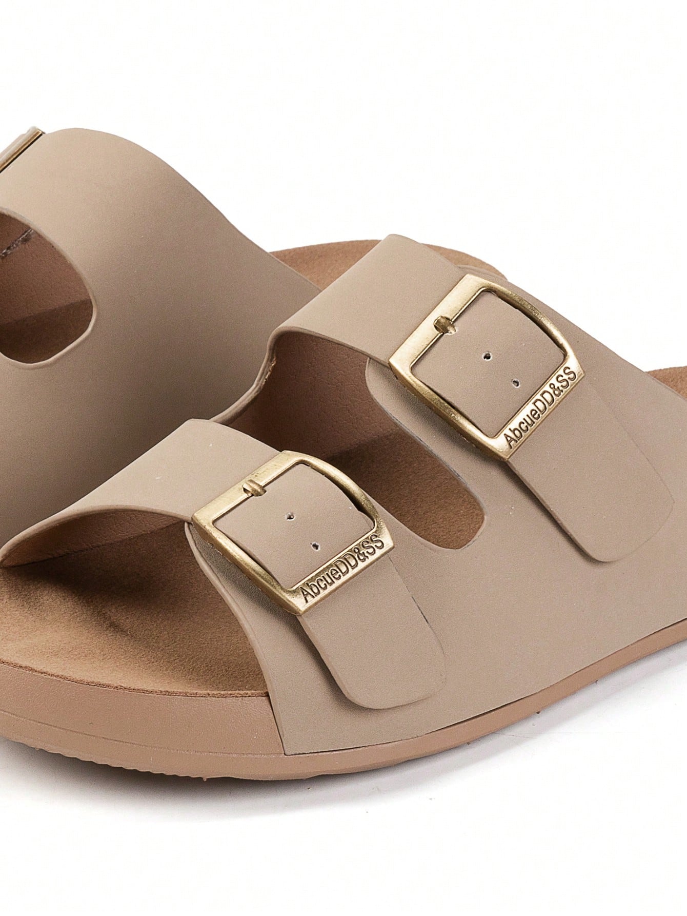 Casual Retro Sandals for Outdoor Summer New Versatile Non-Slip with Metal Buckle Strap Beach Shoes for Women