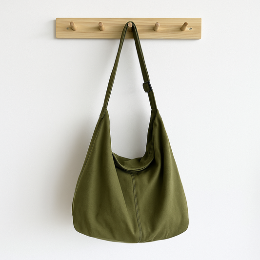 Bente | Praktische Dames Schoudertas van Canvas