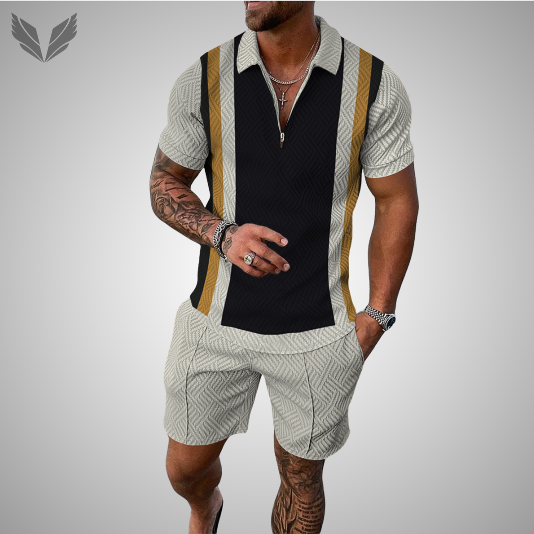 Men's Casual Polo/Short Set X (Stijl 1)