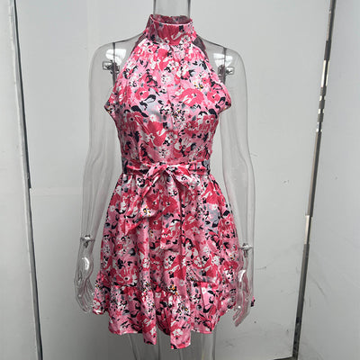 Elegante Zomerjurk met Bloemenprint en Ruffles voor Vrouwen