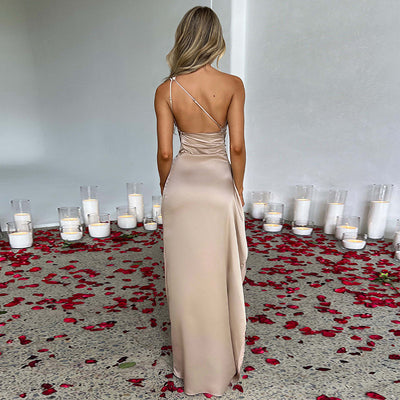 Satin Dress Summer Elegant XV