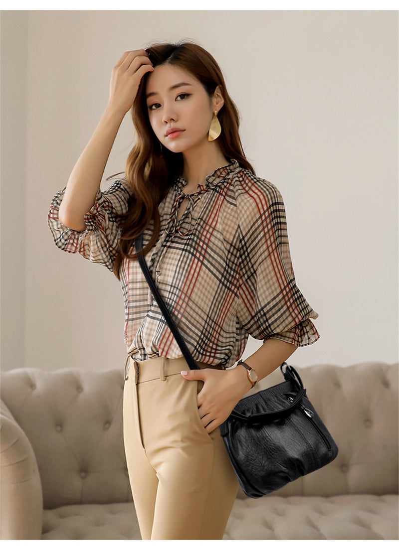 Juna - Elegante Leren Handtas