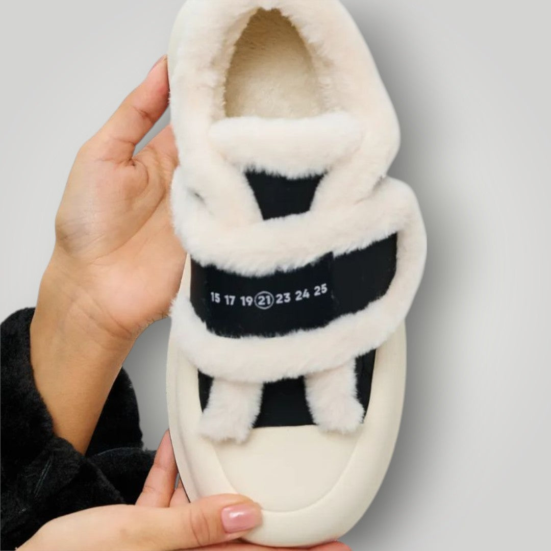 Heren Fleece Schoenen met Moderne Rand