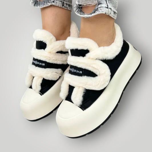 Heren Fleece Schoenen met Moderne Rand