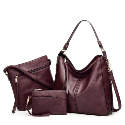 Liana - Veelzijdige 3-Delige Designertas voor Vrouwen