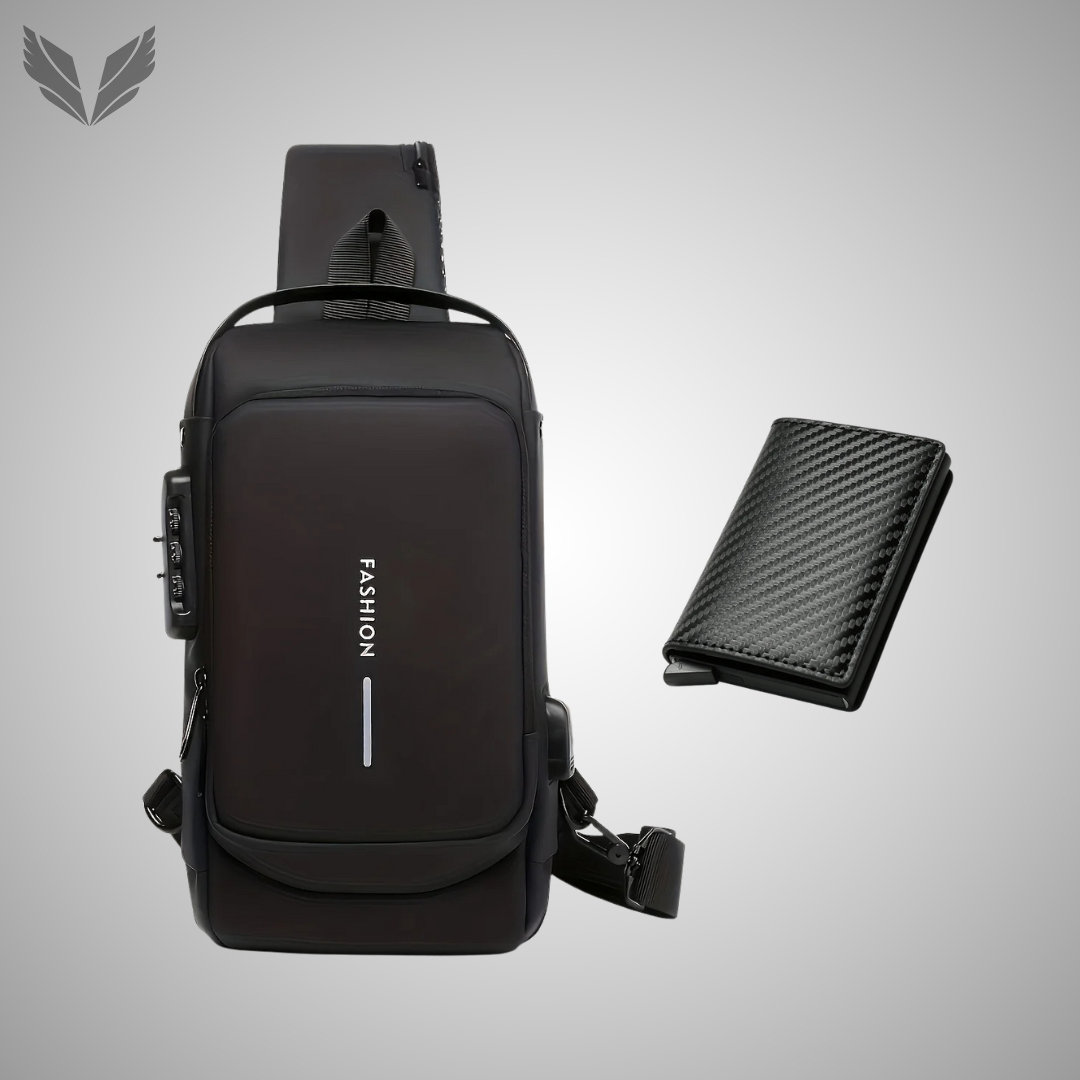 Verdano - Multifunctionele Anti Diefstal Backpack + Card Holder