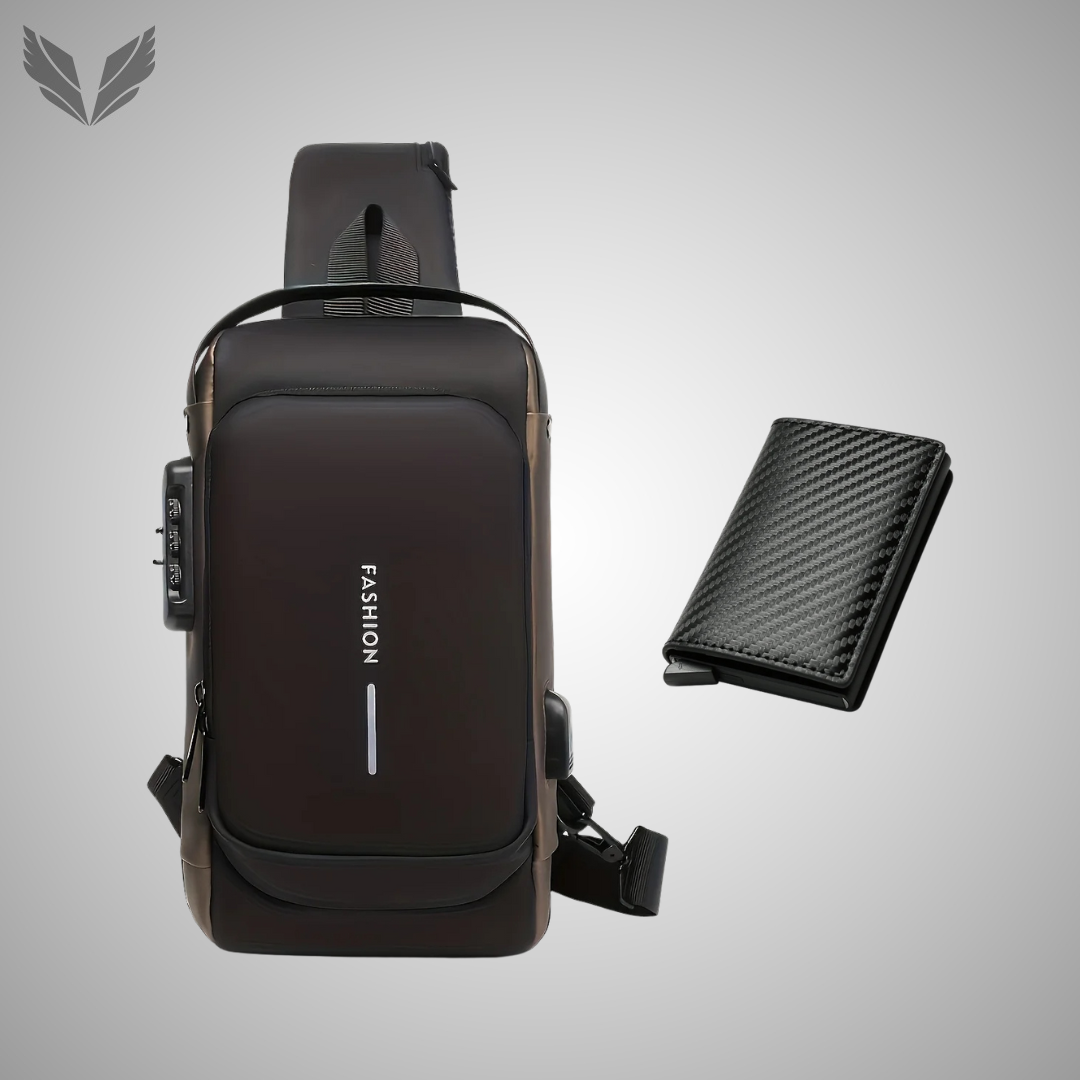 Verdano - Multifunctionele Anti Diefstal Backpack + Card Holder