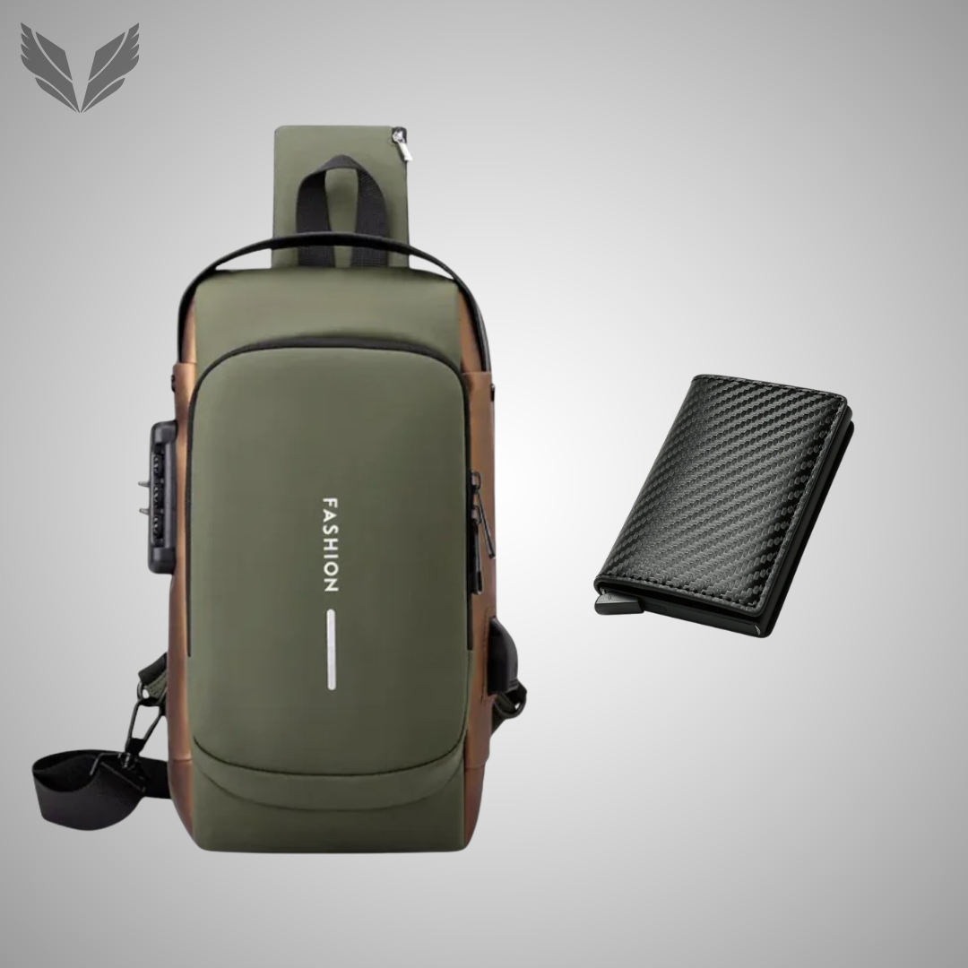 Verdano - Multifunctionele Anti Diefstal Backpack + Card Holder