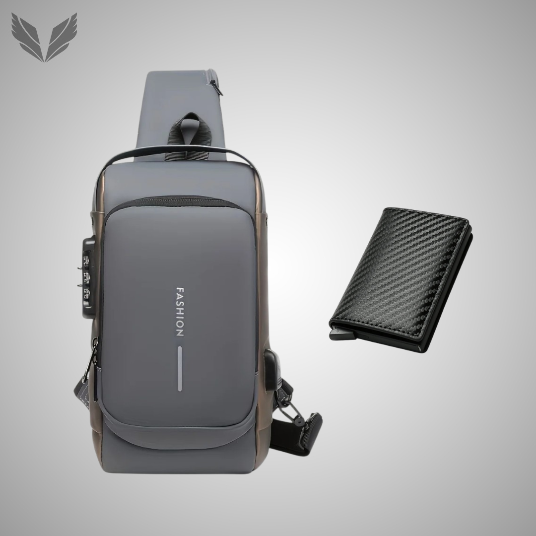 Verdano - Multifunctionele Anti Diefstal Backpack + Card Holder