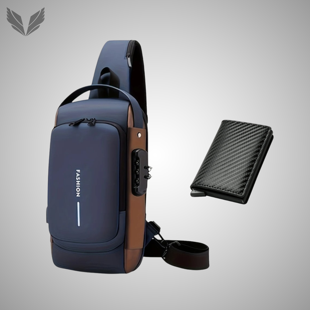 Verdano - Multifunctionele Anti Diefstal Backpack + Card Holder