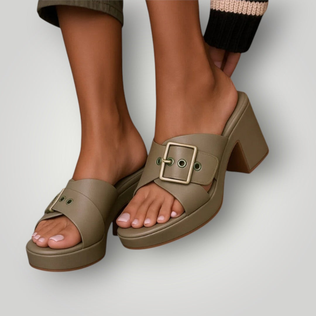 Orthopedische Sandalen Dames met Crisscross Riemen