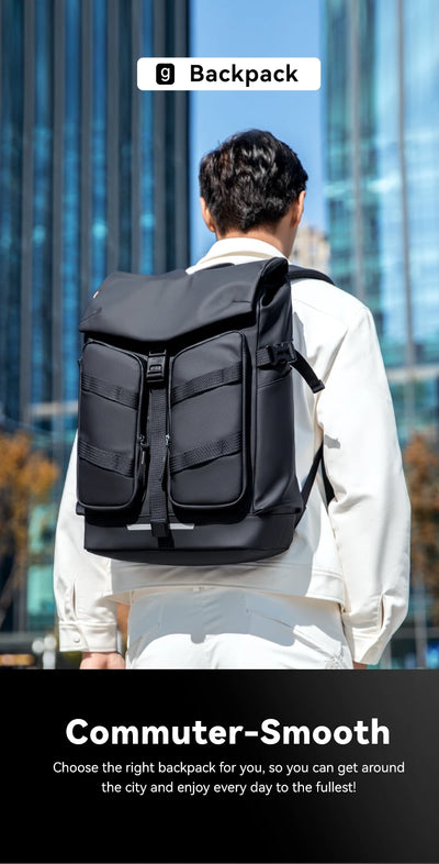 Mark ryden backpack for men's commuting backpack, leisure computer bag, large capacity travel trend, personalized backpack