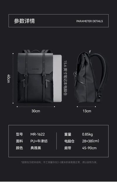 Mark Ryden 15.6" Laptop Backpack Men Waterproof Large Capacity Anti-theft Backpacks Male Casual Business Travel Bag School Bags