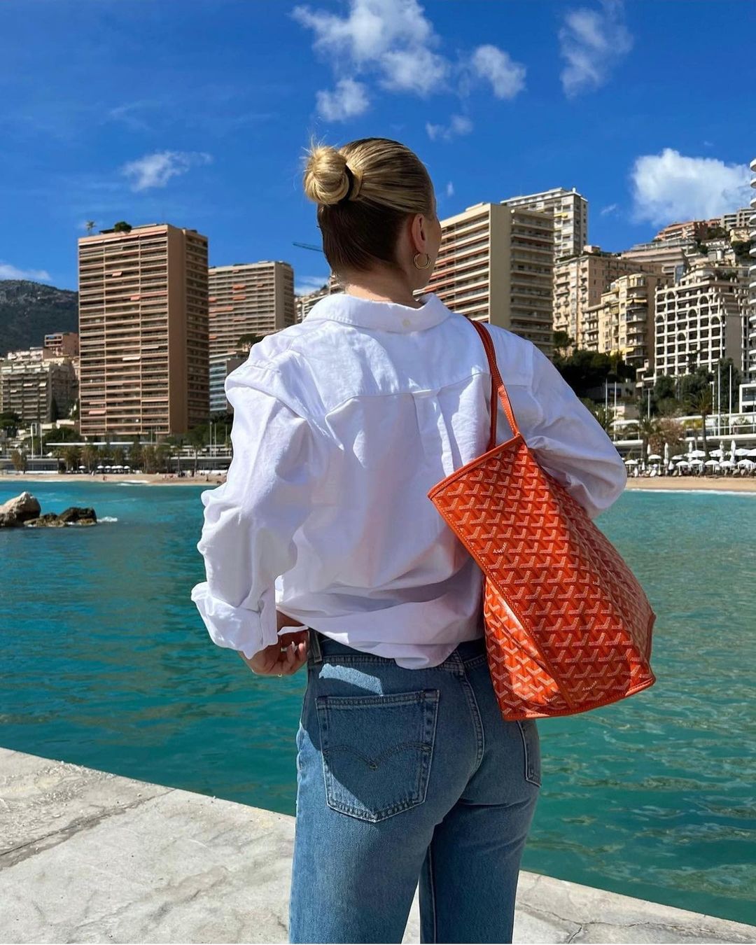 Gloria | Luxe Monogram Schoudertas voor Dames