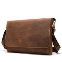 Retro Cowhide Shoulder Messenger Bag