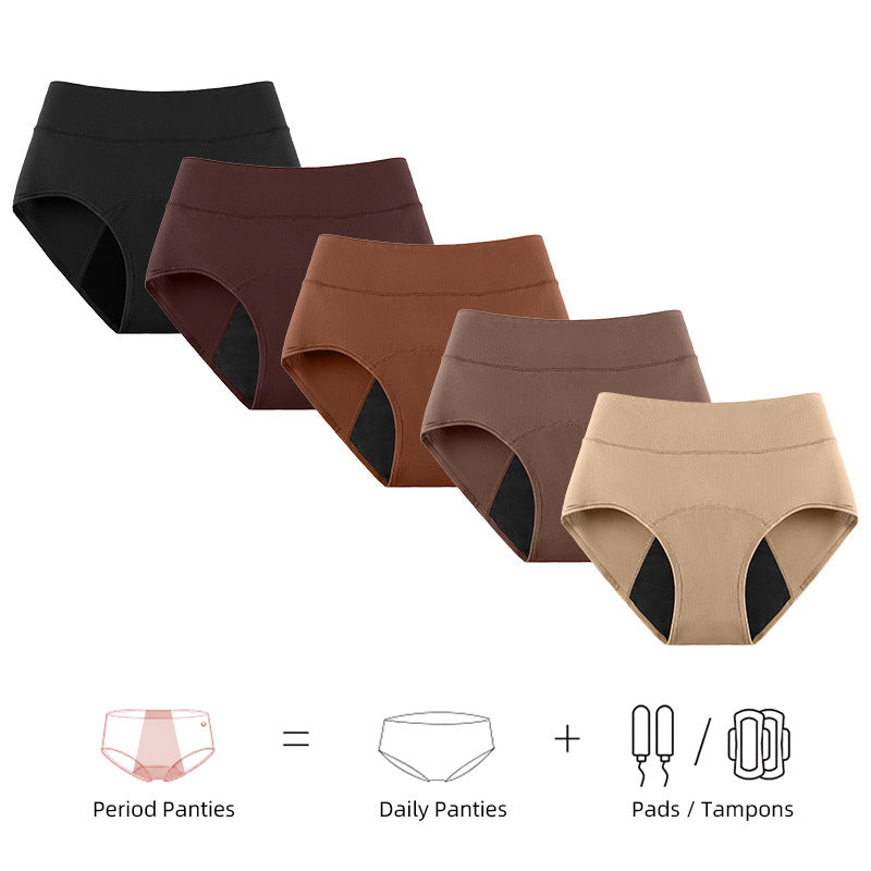 Naadloze menstruatieslip high waist