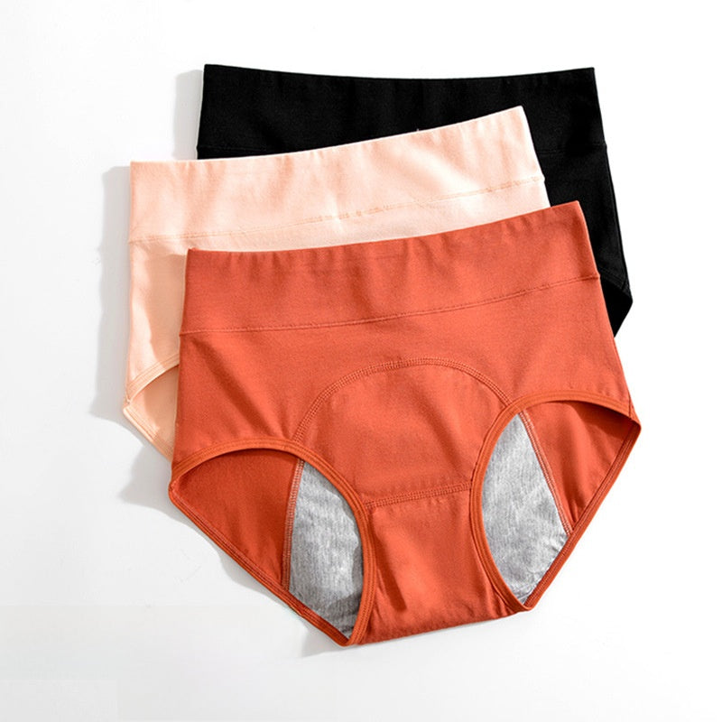 Katoenen menstruatieslip high waist