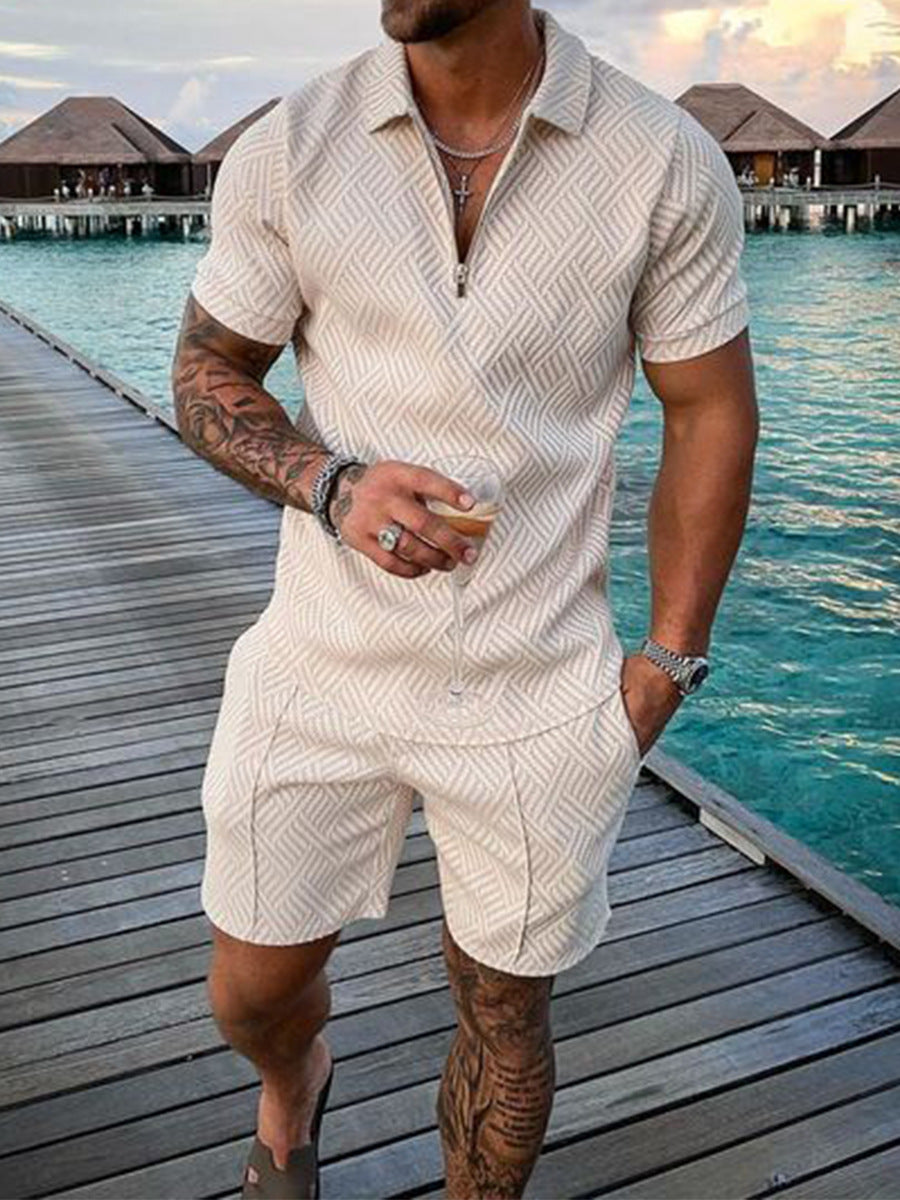 Men's Casual Polo/Short Set X (Stijl 2)