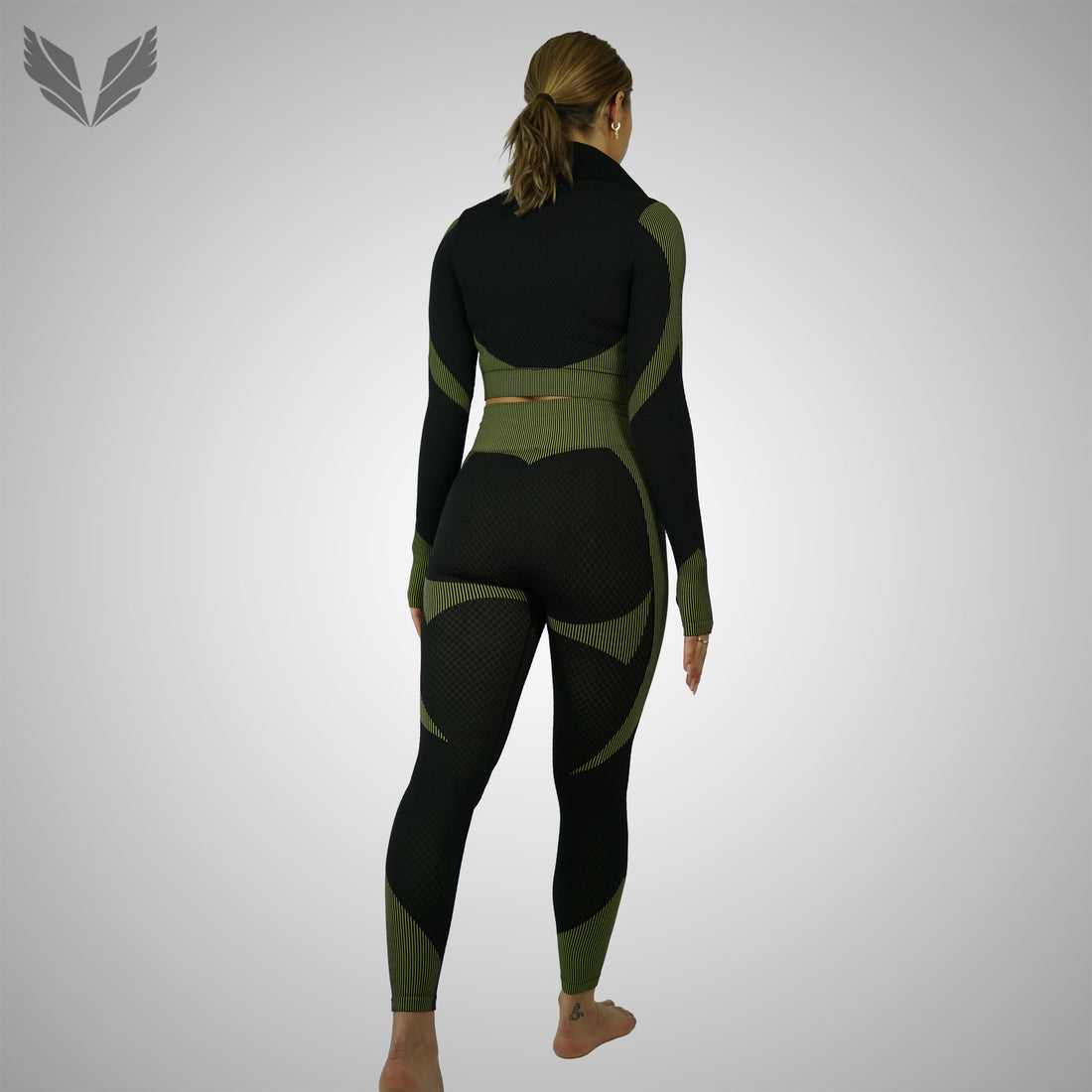Sport Outfit Set Dames 2 Delig Fitness Kleding