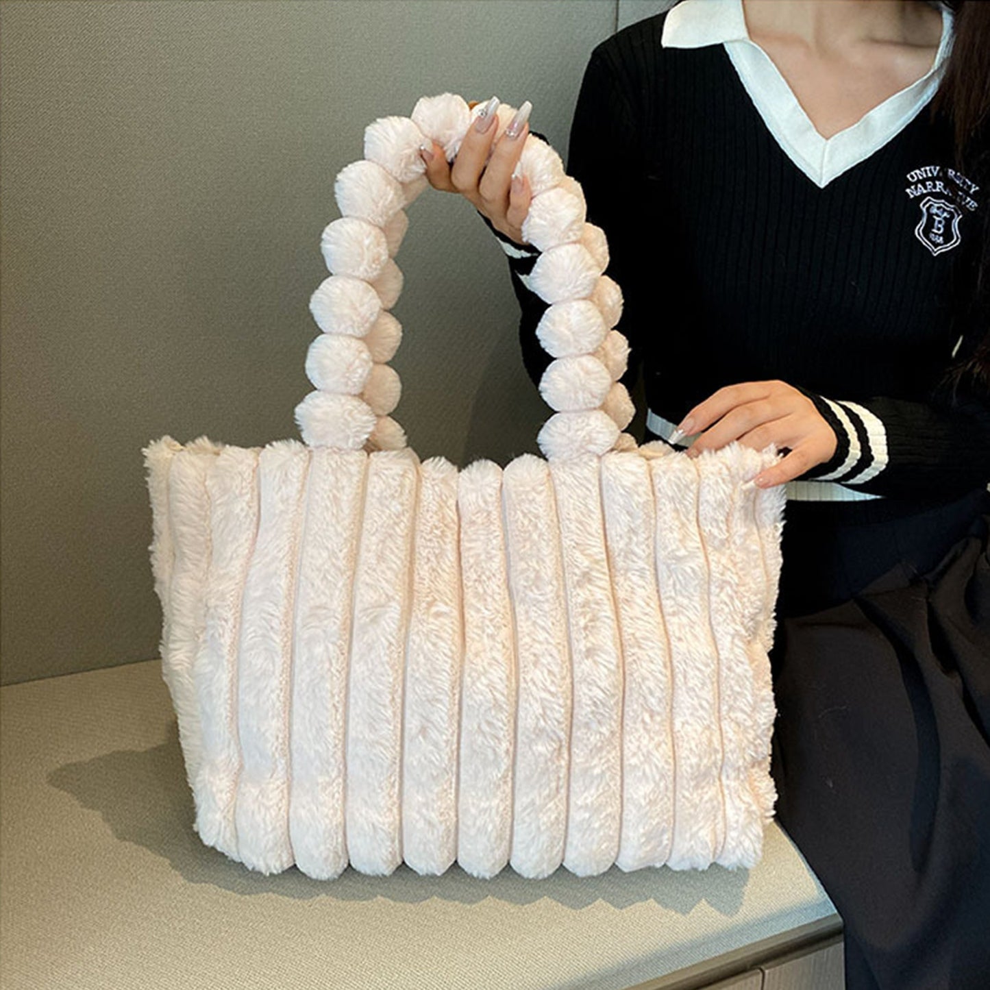 Calista - Pluche Cloudpuff Schoudertas