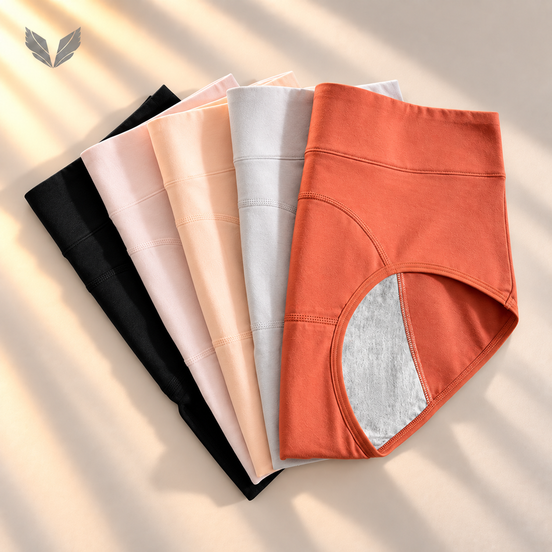 Katoenen menstruatieslip high waist