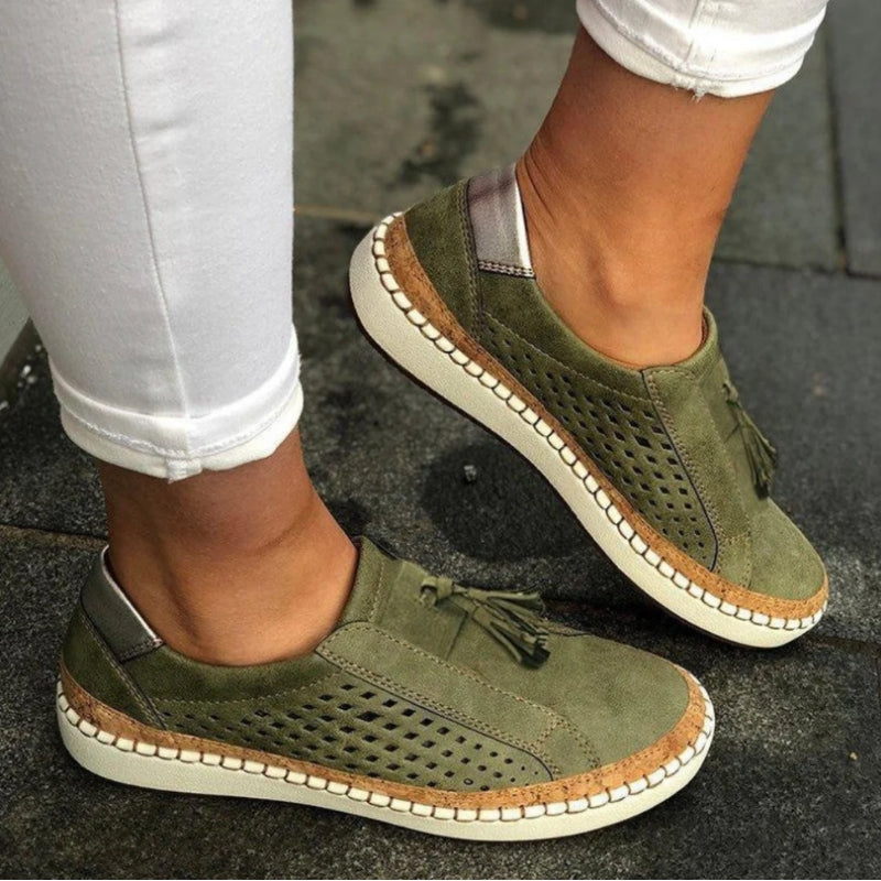 Heren Slip-Ons Zwart Maat 42 Ademend Gebreid Lichtgewicht-1