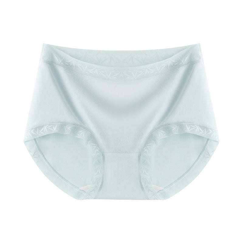Natural Bamboo Fiber 10A Antibacterial Womens Mid Waist Underwear
