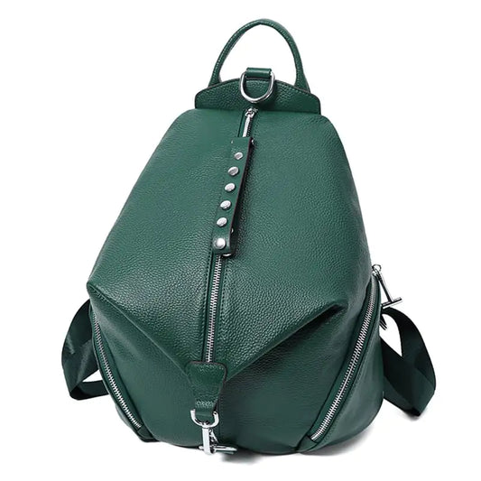 Geneva Women's Anti-Theft Leather Bag