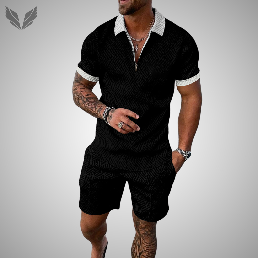 Men's Casual Polo/Short Set X (Style 13)