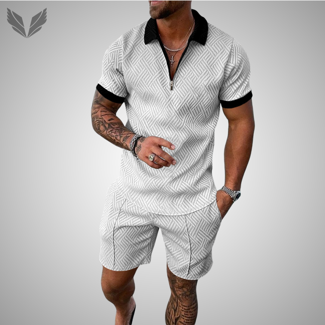 Men's Casual Polo/Short Set X (Style 14)