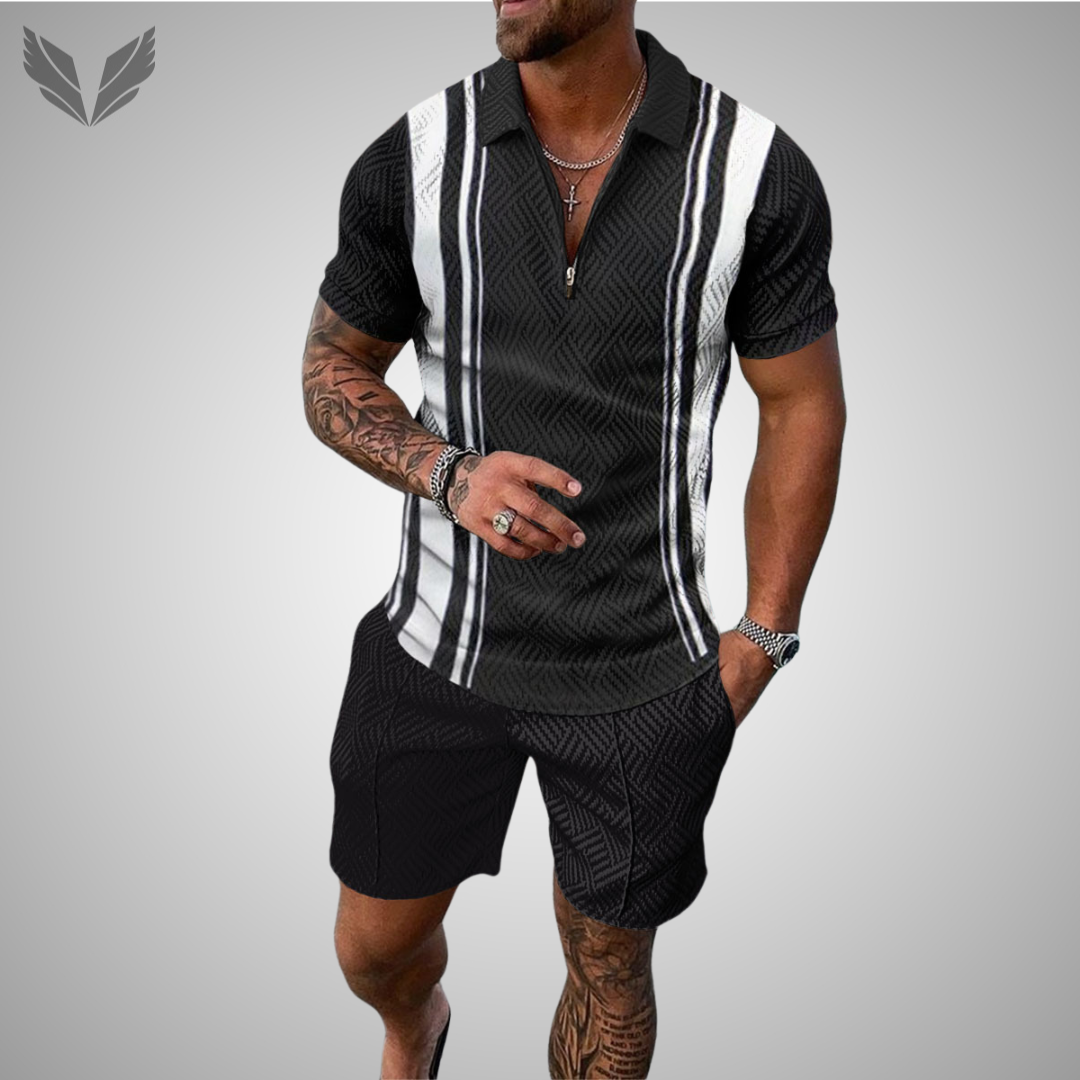 Men's Casual Polo/Short Set X (Style 10-2)