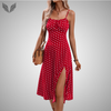 Sexy Summer Dot Dress (Rood)