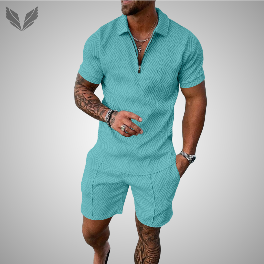 Men's Casual Polo/Short Set X (Style 12)