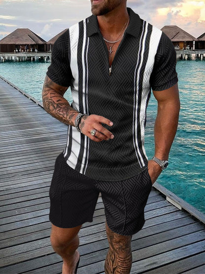 Men's Casual Polo/Short Set X (Stijl 2)