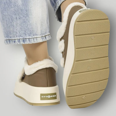 Heren Fleece Schoenen met Moderne Rand