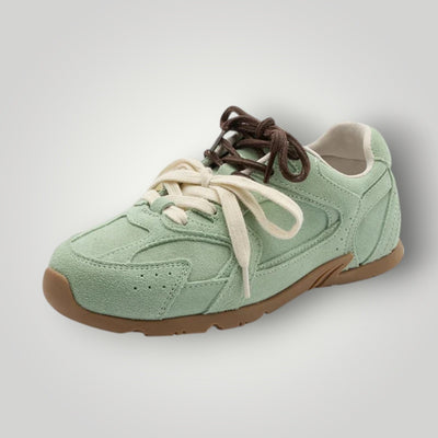 Heren Sneakers Suède met Dubbel Kanten Ontwerp