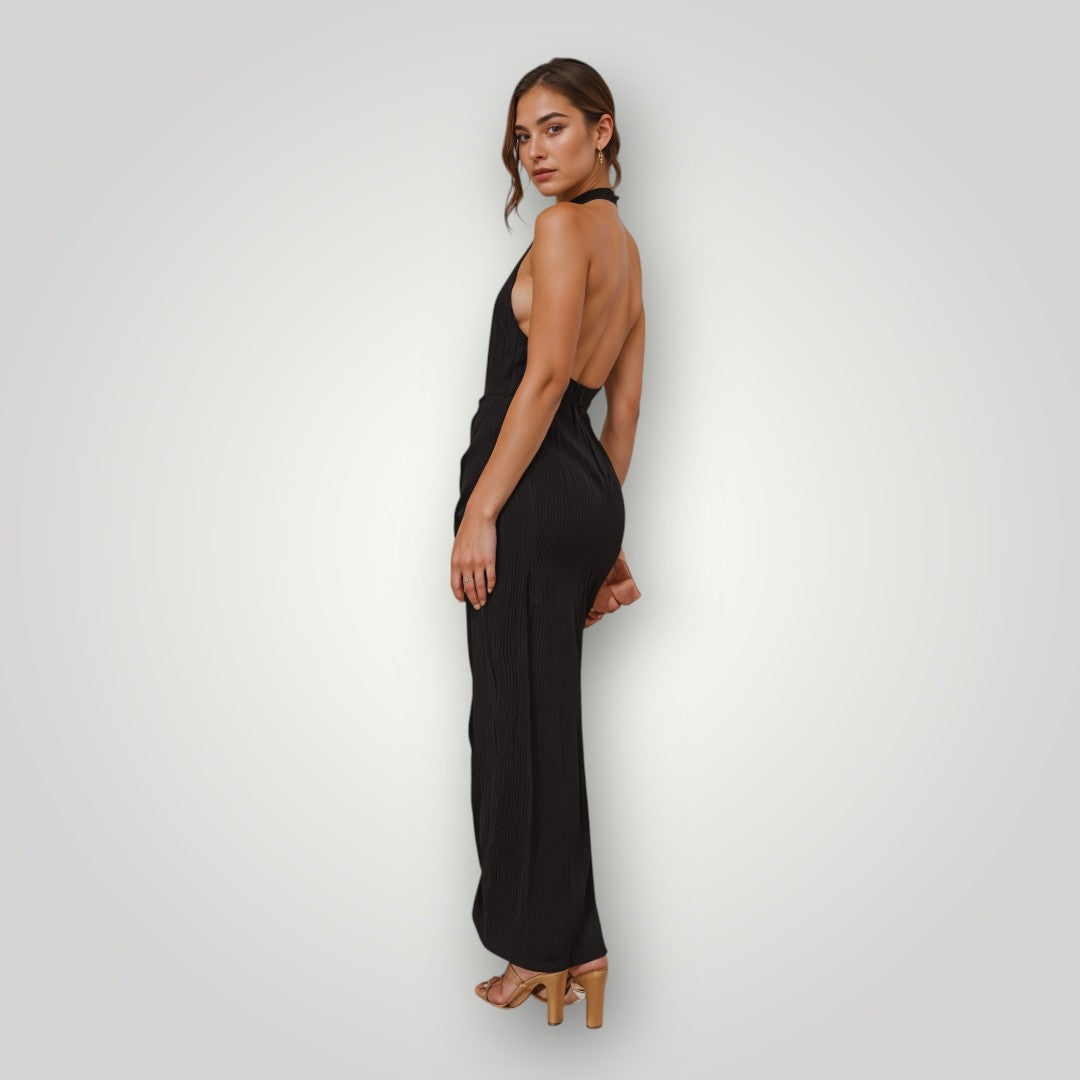 Hoogwaardige Zomerjurk met Split en Backless voor Vrouwen