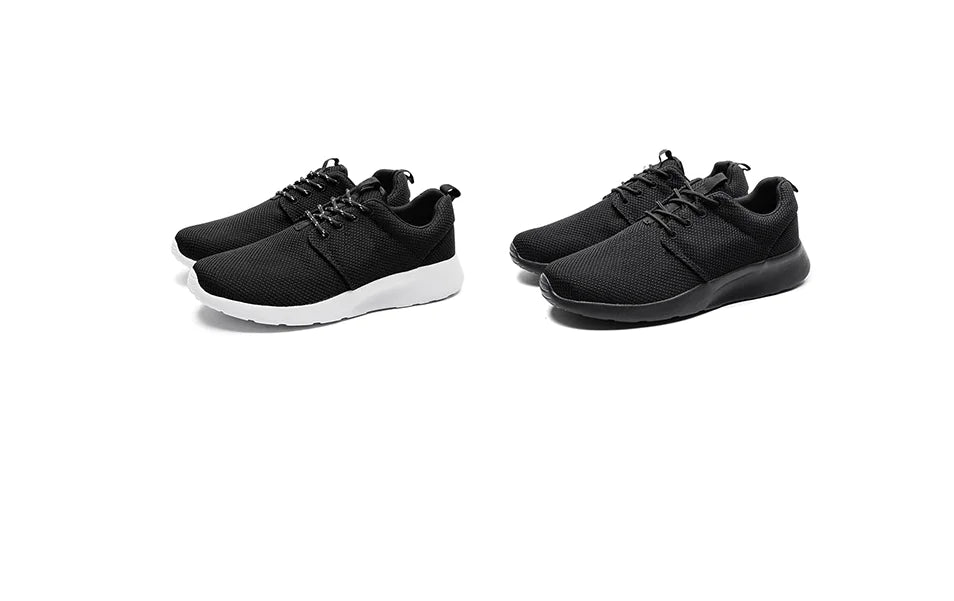 Men's Running Shoes - Flyknit Mesh Sneakers