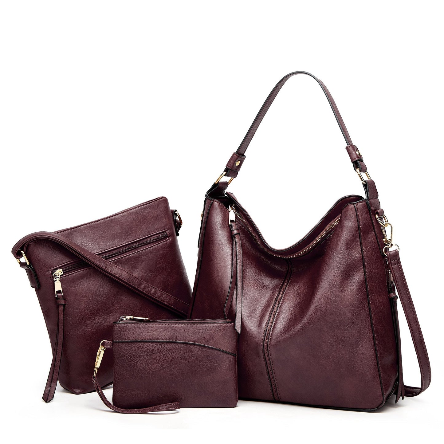 Liana - Veelzijdige 3-Delige Designertas voor Vrouwen
