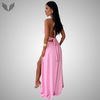 Sexy Backless Fashion Dress (Roze)