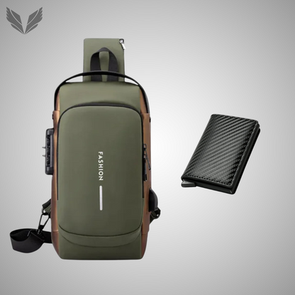 Verdano - Multifunctionele Anti Diefstal Backpack + Card Holder