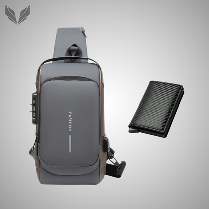 Verdano - Multifunctionele Anti Diefstal Backpack + Card Holder
