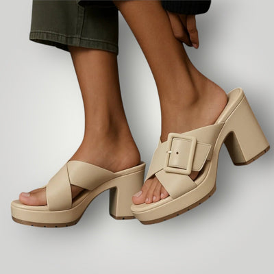 Orthopedische Sandalen Dames met Crisscross Riemen