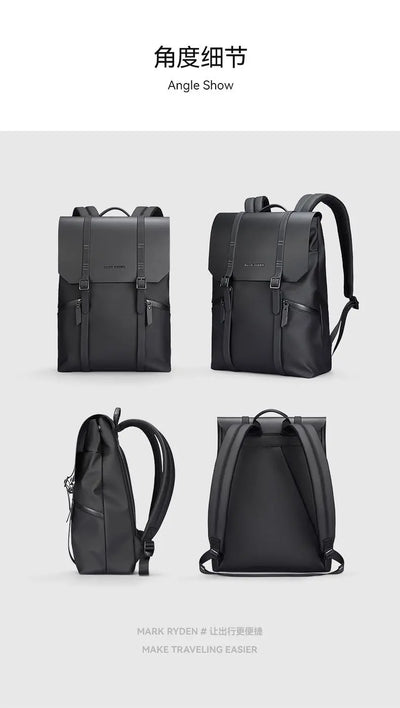 Mark Ryden 15.6" Laptop Backpack Men Waterproof Large Capacity Anti-theft Backpacks Male Casual Business Travel Bag School Bags