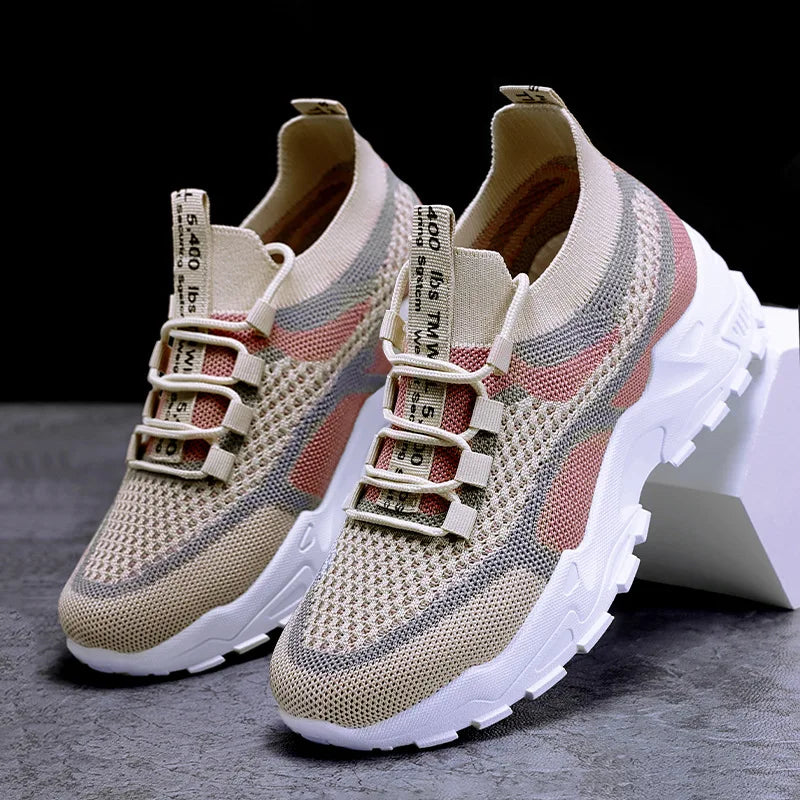 2025 New Arrival Women's Chunky Shoes Lightweight Soft Fashion Sneakers Breathable Walking Tennis Shoes for Sport Gym Workout