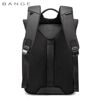 BANGE 15.6-inch laptop Men's business backpack waterproof multi compartment travel bag Black backpack suitable for men and women